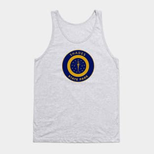 Shades State Park Indiana Flag Bullseye Tank Top